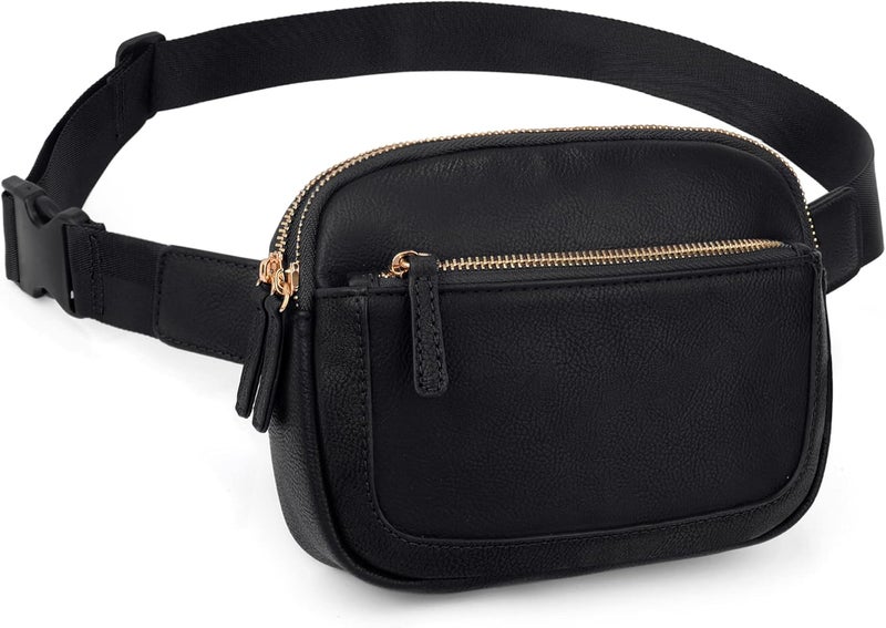 UTO Fanny Pack for Women Crossbody Trendy Fashion Belt Purse Chest Waist Hip Bumbag for Outdoor Shopping Travel Hiking - Image 1